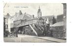 Dendermonde NA30: De voetgangersbrug 1910, Verzamelen, Postkaarten | België, Verzenden, Voor 1920, Gelopen, Oost-Vlaanderen