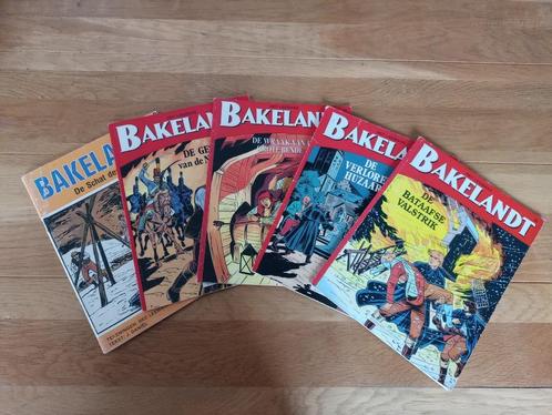 Set van 5 strips van Bakelandt, Livres, BD, Utilisé, Enlèvement ou Envoi