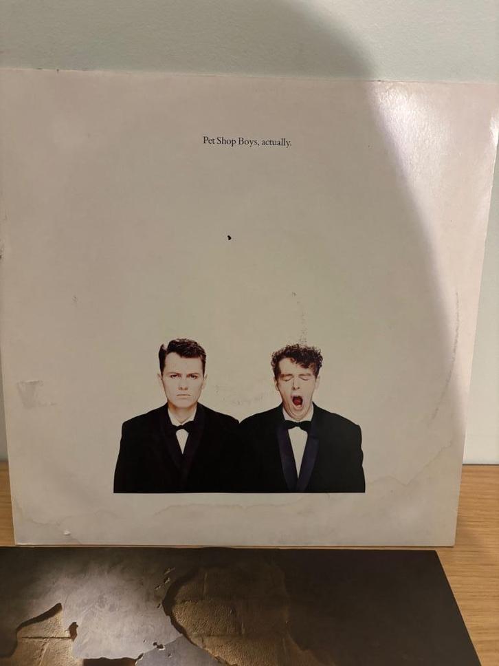 LP - Pet shop boys - actually, Cd's en Dvd's, Vinyl | Pop, Gebruikt, 1980 tot 2000, 12 inch, Ophalen of Verzenden