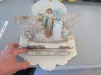 1ste communie grote pop up kaart 1er communion, Verzamelen, Foto's en Prenten, Verzenden, Zo goed als nieuw, Voor 1940, Prent