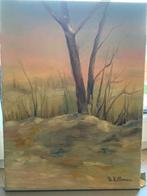 Schilderij winterlandschap, Antiek en Kunst, Ophalen