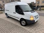 FORD TRANSIT L3H2 AIRCO 2.2TDCI 126pk TREKHAAK, Auto's, Bestelwagens en Lichte vracht, Stof, Adaptieve lichten, Wit, Particulier