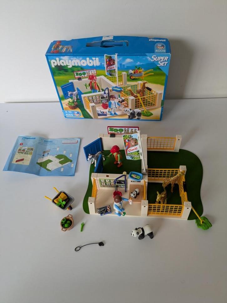 Playmobil Dierentuin Dierenverzorging Superset 4009, Kinderen en Baby's, Speelgoed | Playmobil, Complete set, Ophalen of Verzenden