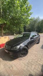 MERCEDES C200 2011 AMG PACK, Auto's, Euro 5, Zwart, Bedrijf, 5 deurs