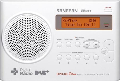 SANGEAN DPR-69 | Pocketsize DAB+/FM-RDS Radio | 45% korting!, Audio, Tv en Foto, Radio's, Nieuw, Radio, Ophalen of Verzenden