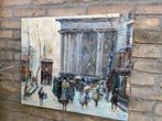 Fraai Schilderij Parijs Geschilderd door K. Burnett, Antiek en Kunst, Ophalen of Verzenden