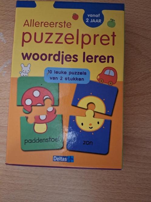 Allereerste woordjes leren - puzzel, Kinderen en Baby's, Speelgoed | Educatief en Creatief, Gebruikt, Puzzelen, Taal en Lezen