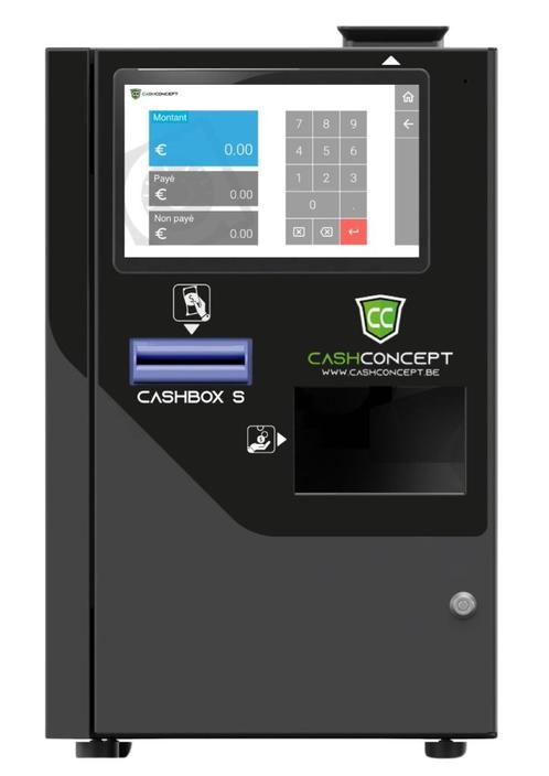Geldautomaat/automatische kassa/kassa/CASHCONCEPT, Verzamelen, Automaten | Gokkasten en Fruitautomaten, Nieuw, Euro, Met sleutels
