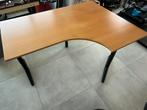 Ruim hoekbureau 180 x 120 cm - rechterhoek, Huis en Inrichting, Bureaus, Ophalen, In hoogte verstelbaar, Gebruikt, Bureau