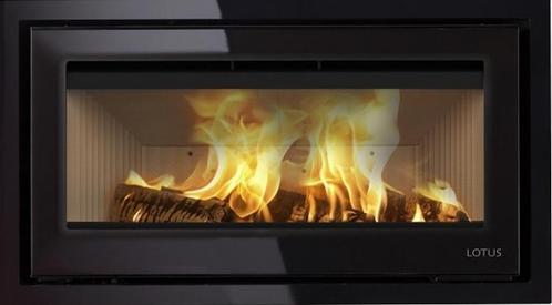 PROMO brede Lotus inbouwcassette type H 470 Wide Black Magic, Huis en Inrichting, Haarden, Nieuw, Houthaard, Ophalen of Verzenden