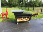 Bbq plancha vkt 90 cm, Tuin en Terras, Ophalen, Zo goed als nieuw