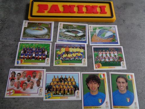 PANINI VOETBAL STICKERS WORLD CUP 2002  10X verschillende, Hobby en Vrije tijd, Stickers en Plaatjes, Verzenden