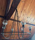 Luster met kaarsen incl windlicht glaasjes, Ophalen
