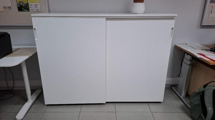 Bureaukast IKEA Galant 160x120cm 2 stuks, Huis en Inrichting, Kasten | Roldeurkasten en Archiefkasten, Zo goed als nieuw, 100 tot 150 cm