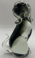 Campanella murano glazen smoked hond beeldje, Antiek en Kunst, Ophalen of Verzenden