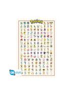 Pokemon - Poster Maxi (91.5x61cm) - Kanto 151 English, Nieuw, Vierkant, Verzenden, Overige onderwerpen