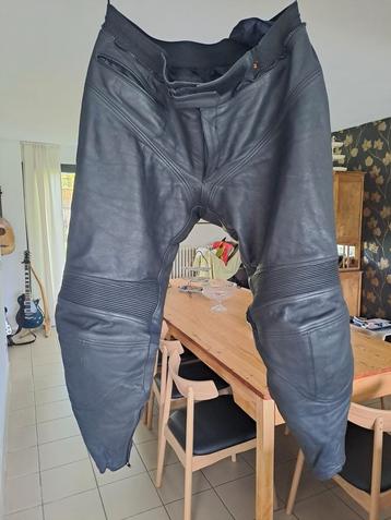 Lederen motor broek