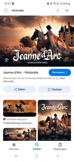 Jeanne d'Arc, Tickets en Kaartjes, Evenementen en Festivals