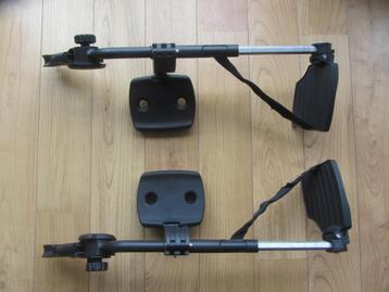 Rolstoel 2 Beensteunen, universeel, apart kopen mogelijk beschikbaar voor biedingen