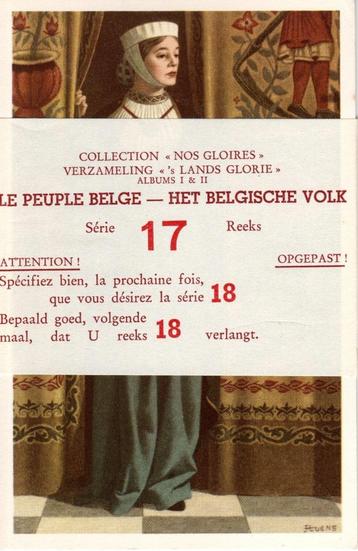 Prentkaarten: 's Lands Glorie (Het Belgische Volk) beschikbaar voor biedingen