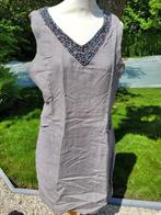 linnen  kleed 44, Kleding | Dames, Jurken, Lola & Liza, Beige, Maat 42/44 (L), Ophalen of Verzenden