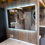 LED + VERWARMING! Frameloze spiegel, 100 cm, Narvik 100, Ophalen of Verzenden, Nieuw