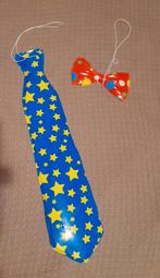 Clownaccessoires: stropdas en vlinderdas, Kinderen en Baby's, Carnavalskleding en Verkleedspullen, Ophalen of Verzenden, Zo goed als nieuw