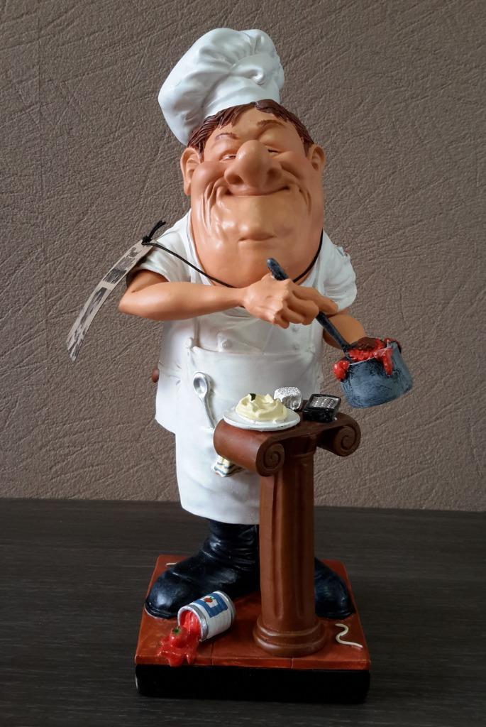 Lot / partij beelden CHEF-KOK ( NIEUW ), Verzamelen, Beelden en Beeldjes, Nieuw, Ophalen of Verzenden