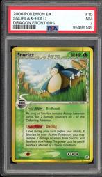 Snorlax Holo PSA 7 - 10/101 - EX Dragon Frontiers 2006, Hobby en Vrije tijd, Verzamelkaartspellen | Pokémon, Verzenden, Zo goed als nieuw