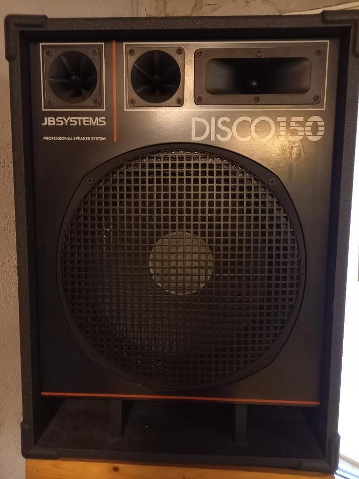 2 enceintes JB system - disco 150, Audio, Tv en Foto, Luidsprekerboxen, Gebruikt, Center speaker, 120 watt of meer, Ophalen