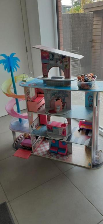 lol surprise huis met popjes, Ophalen, Gebruikt, Poppenhuis