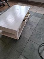 salontafel (hout), Huis en Inrichting, Tafels | Salontafels, Ophalen, Gebruikt, 100 tot 150 cm, 50 tot 100 cm