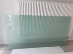 Glazen tafel 150x80cm - afgeronde hoeken - nieuwstaat, Huis en Inrichting, 50 tot 100 cm, Nieuw, Glas, 100 tot 150 cm