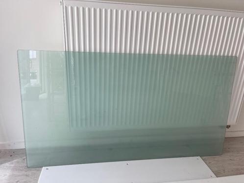 Table en verre 150x80cm - coins arrondis - état neuf, Maison & Meubles, Pièces pour table, Neuf, Dessus de la table, 100 à 150 cm