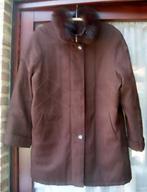 Mooie winterjas met pelskraag van d'Auvry Exclusive, Bruin, D'Auvry Exclusive, Maat 46/48 (XL) of groter, Ophalen of Verzenden