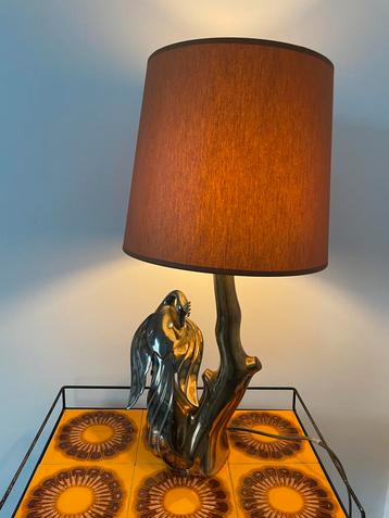 Lampe de table Willy Daro Peacock en laiton massif, Enlèvement, Comme neuf
