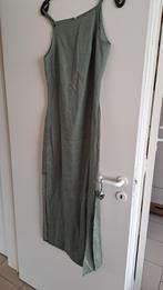 robe longue kaki en lin taille 36, Ophalen of Verzenden