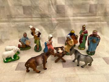 Vintage kerstfiguren beschikbaar voor biedingen
