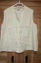 Blouse en lin Mayerline écru/beige taille M/L, Comme neuf, Beige, Mayerline, Taille 42/44 (L)