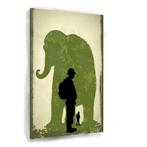 Banksy, soldat éléphant, peinture sur verre 60x90cm + systèm, Maison & Meubles, Envoi, Neuf