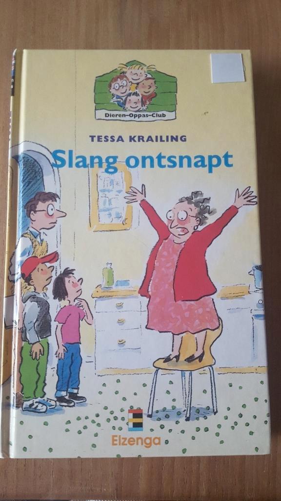 Tessa Krailing: Slang ontsnapt

(Leesniveau AVI 5), Boeken, Kinderboeken | Jeugd | onder 10 jaar, Zo goed als nieuw, Ophalen of Verzenden