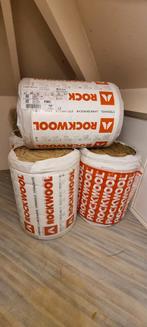 Rockwool Isolatie Deken Spijkerflens 80mm - 19,5m2, Doe-het-zelf en Bouw, Isolatie en Afdichting, 4 tot 8 cm, Nieuw, Steenwol