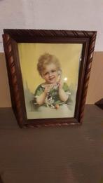 1 mooi fotokader met  prent in goede staat zie foto's, Antiek en Kunst, Ophalen of Verzenden