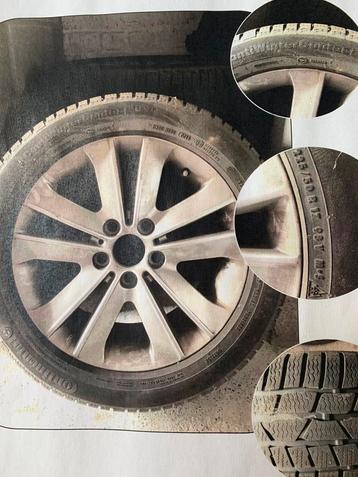 Pneus hiver montés sur jantes BMW beschikbaar voor biedingen