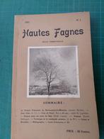 Hautes Fagnes – 1951 n 1 – fascicule XLI, Boeken, Reisgidsen, Overige merken, Overige typen, Ophalen of Verzenden, Zo goed als nieuw