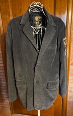 Nieuwstaat grijze ribfluwelen bazer,Garcia XL, Enlèvement ou Envoi, Comme neuf, Taille 56/58 (XL), Gris