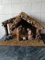 Kerststal met beeldjes, Diversen, Ophalen of Verzenden, Zo goed als nieuw