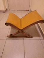 Retro Vintage voetenbankje, Ophalen, Zo goed als nieuw