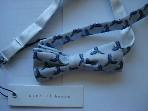 Strelli.Homme Olivier Strelli strikje/vlinderdas-bow tie, Kleding | Heren, Stropdassen, Nieuw, Met patroon, Wit, Verzenden
