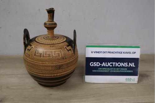 Beschilderde Minoïsche Vaas van Grieks Aardewerk, Huis en Inrichting, Woonaccessoires | Vazen